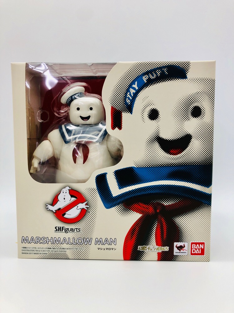 Shfiguarts Stay Puft Marshmallow Man Ghostbusters Figure Bandai Japan 4549660094555 Ebay 2593